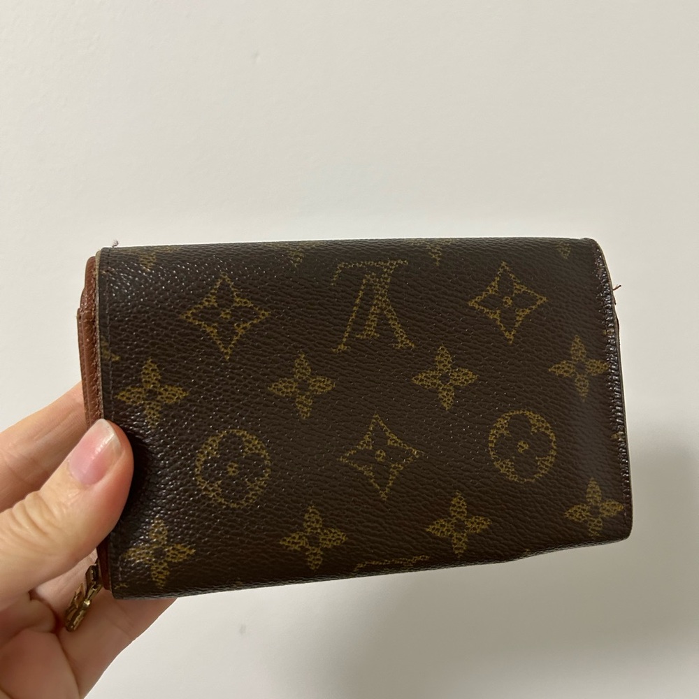 Louis Vuitton Dark Brown Monogram Wallet Tresor Trifold - Rehab - Picture 7 of 9